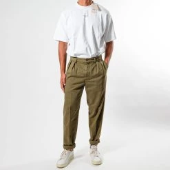 ASPESI ROMAN HEAVY COTTON GABARDINE PANTS MILITARY -jupiter shop 2022 09 09 13.09.36