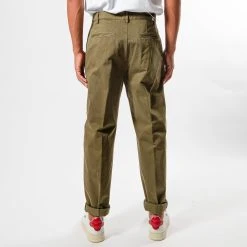 ASPESI ROMAN HEAVY COTTON GABARDINE PANTS MILITARY -jupiter shop 2022 09 09 13.10.24