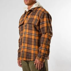 President's SHIRT TACK P'S WOOL CHECK WASHED RUST -jupiter shop 2022 09 09 13.22.37