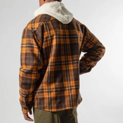 President's SHIRT TACK P'S WOOL CHECK WASHED RUST -jupiter shop 2022 09 09 13.23.08