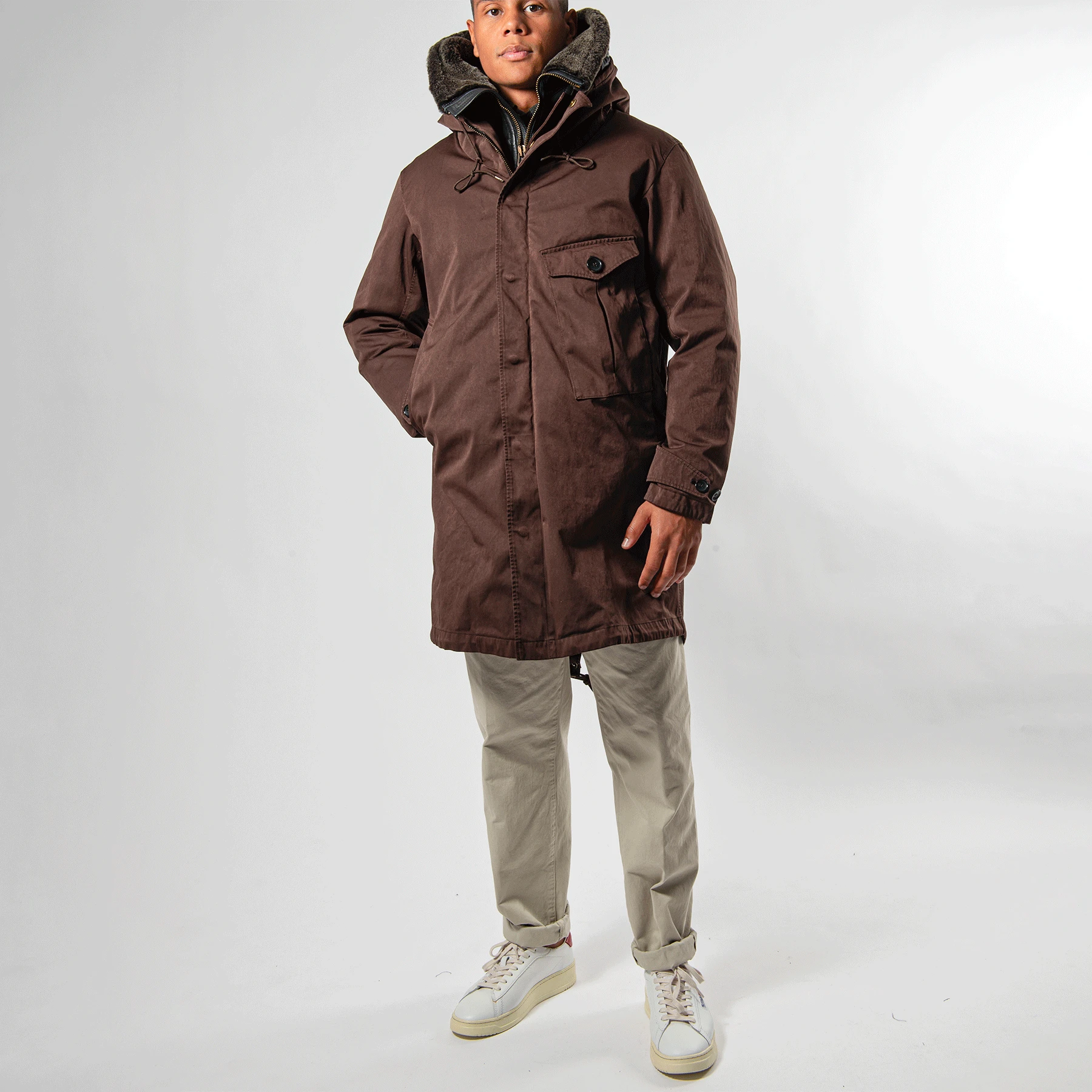 TEN C CYCLONE PARKA BROWN 8 TEN C CYCLONE PARKA BROWN - Bild 6