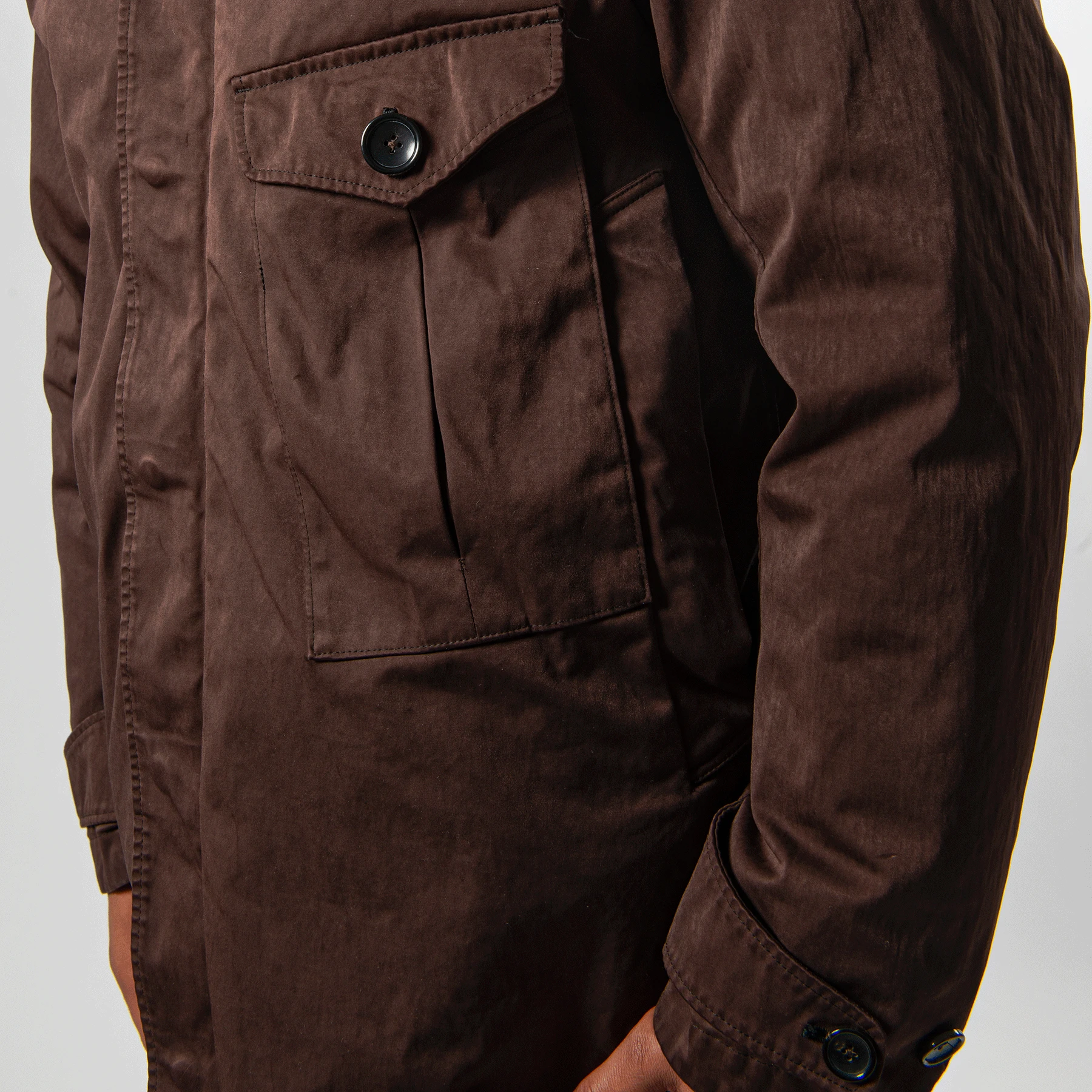 TEN C CYCLONE PARKA BROWN 7 TEN C CYCLONE PARKA BROWN - Bild 5