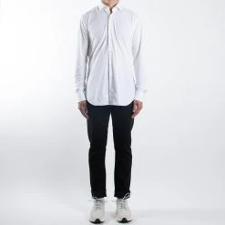 XACUS ACTIVE SOLID SHIRT 001 WHITE -jupiter shop ACTIVE SOLID SHIRT 001 WHITE SKJORTA XACUS Jupiter Kungsgatan Norrlandsgatan Stockholm 6