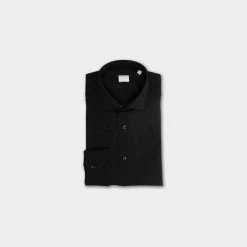 XACUS ACTIVE SOLID SHIRT 004 BLACK