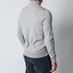 ADVERB MERINO 12 GG HALFZIP SWEATER LIGHT GREY 11 ADVERB MERINO 12 GG HALFZIP SWEATER LIGHT GREY -jupiter shop ADVERBHALVZIP 6 2ea726b2 f127 4fbb b3de 3d5b14812b29