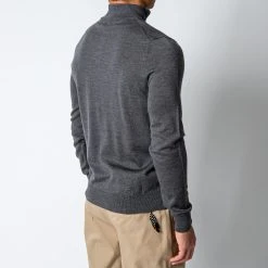 ADVERB MERINO 12 GG HALFZIP SWEATER GREY -jupiter shop ADVERBHALVZIP 6 7a1bede5 6b13 47a4 93dc b2ae21b07e02