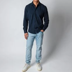 ADVERB JERSEY PIQUE SHIRT NAVY -jupiter shop ADVERBSKJORTA 2 24c312c6 b1b7 4cf3 a751 6df539585bbf