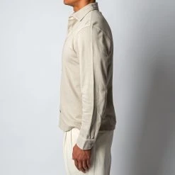 ADVERB JERSEY PIQUE SHIRT SAND -jupiter shop ADVERBSKJORTA 5 6a2f22b2 fad1 4a57 b133 dba4dc6541fb