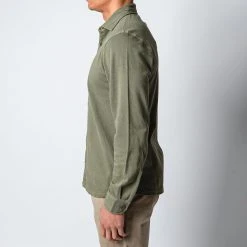 ADVERB JERSEY PIQUE SHIRT GREEN -jupiter shop ADVERBSKJORTA 5 a2e70b64 34a6 4779 9a40 f0f459485cf5