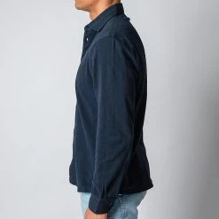 ADVERB JERSEY PIQUE SHIRT NAVY -jupiter shop ADVERBSKJORTA 5 cf7f42ad ed50 4217 92f1 f874a44447d5