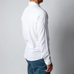 ADVERB JERSEY PIQUE SHIRT WHITE -jupiter shop ADVERBSKJORTA 6