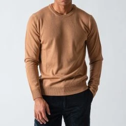 ADVERB MERINO WOOL 12 GAUGE SWEATER MUSTARD