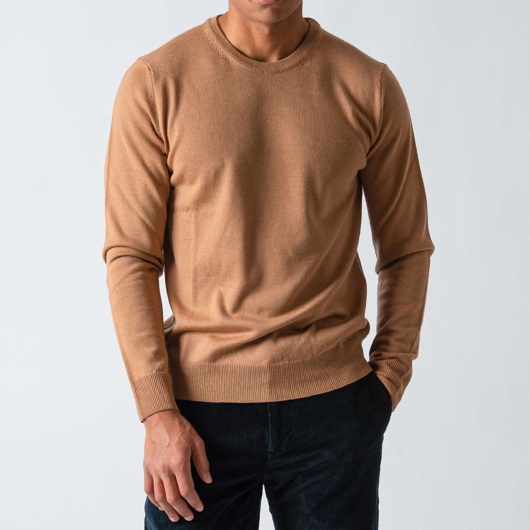 ADVERB MERINO WOOL 12 GAUGE SWEATER MUSTARD 3 ADVERB MERINO WOOL 12 GAUGE SWEATER MUSTARD