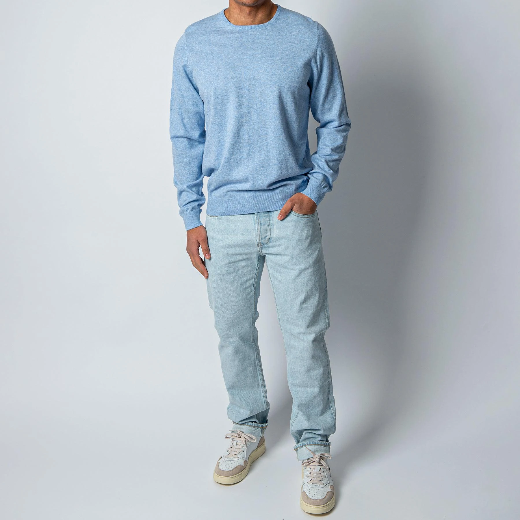 Alan Paine HARLINGTON LS CREW STEEL BLUE 8 Alan Paine HARLINGTON LS CREW STEEL BLUE - Bild 6