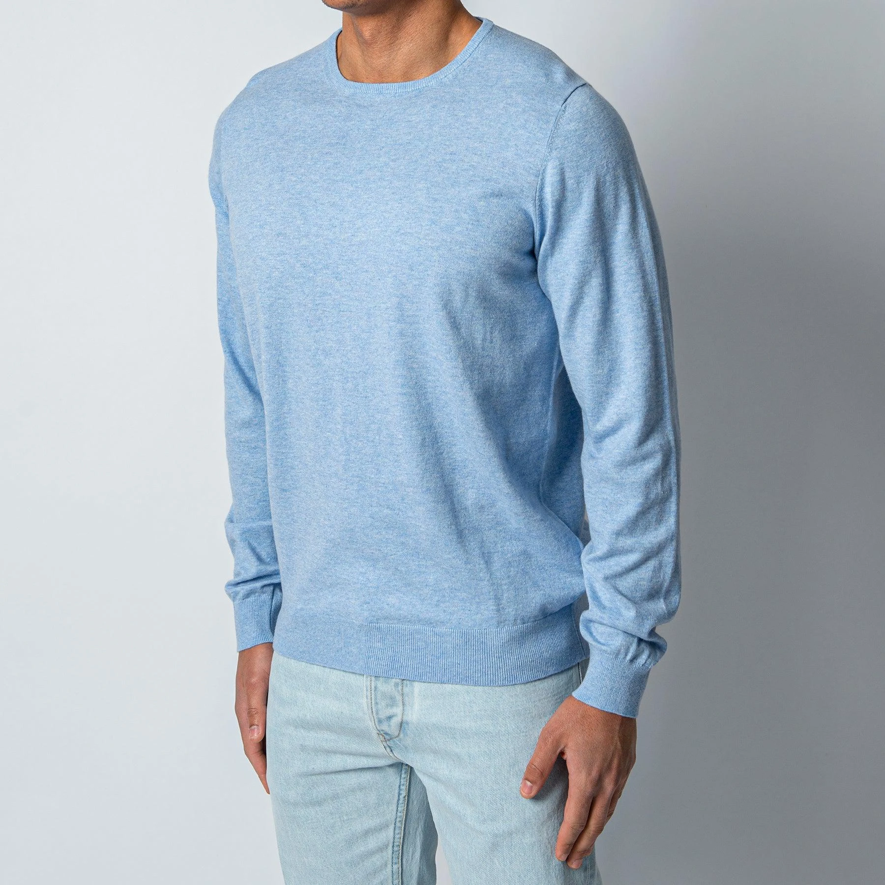 Alan Paine HARLINGTON LS CREW STEEL BLUE 4 Alan Paine HARLINGTON LS CREW STEEL BLUE - Bild 2