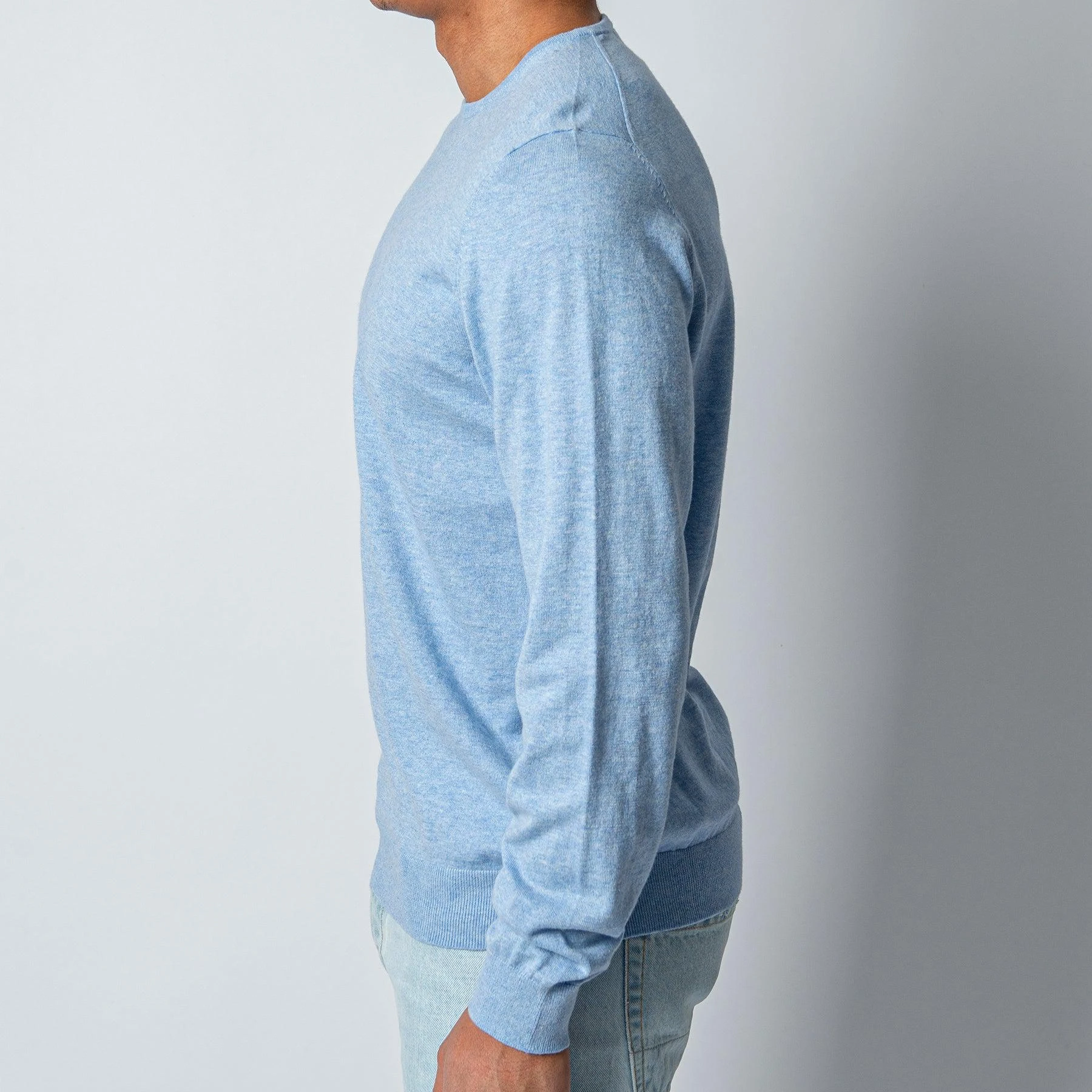 Alan Paine HARLINGTON LS CREW STEEL BLUE 5 Alan Paine HARLINGTON LS CREW STEEL BLUE - Bild 3