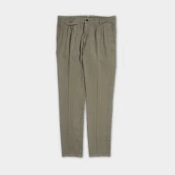 MASON'S AMALFI LINEN TROUSER OLIVE