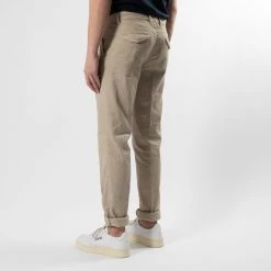 MASON'S AMALFI LINEN TROUSERS KHAKI -jupiter shop AMALFI LINEN TROUSERS KHAKI BYXA MASONS Jupiter Kungsgatan Norrlandsgatan Stockholm 5