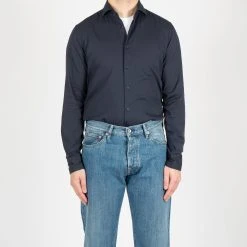 XACUS ARMATURATO COTTON SHIRT NAVY -jupiter shop ARMATURATO COTTON SHIRT NAVY SKJORTA XACUS Jupiter Kungsgatan Norrlandsgatan Stockholm 3