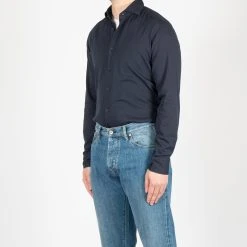 XACUS ARMATURATO COTTON SHIRT NAVY -jupiter shop ARMATURATO COTTON SHIRT NAVY SKJORTA XACUS Jupiter Kungsgatan Norrlandsgatan Stockholm 4