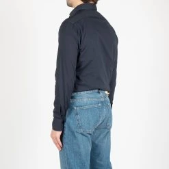 XACUS ARMATURATO COTTON SHIRT NAVY -jupiter shop ARMATURATO COTTON SHIRT NAVY SKJORTA XACUS Jupiter Kungsgatan Norrlandsgatan Stockholm 6