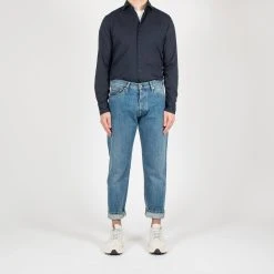 XACUS ARMATURATO COTTON SHIRT NAVY -jupiter shop ARMATURATO COTTON SHIRT NAVY SKJORTA XACUS Jupiter Kungsgatan Norrlandsgatan Stockholm 8