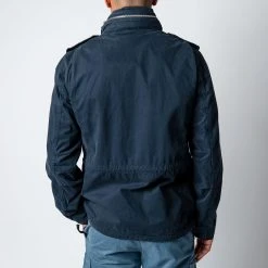 ASPESI COTTON GABARDINE MINIFIELD JACKET NAVY -jupiter shop ASPESIJACKA 5 d5c7e3f8 5129 43c0 807a 764602023222