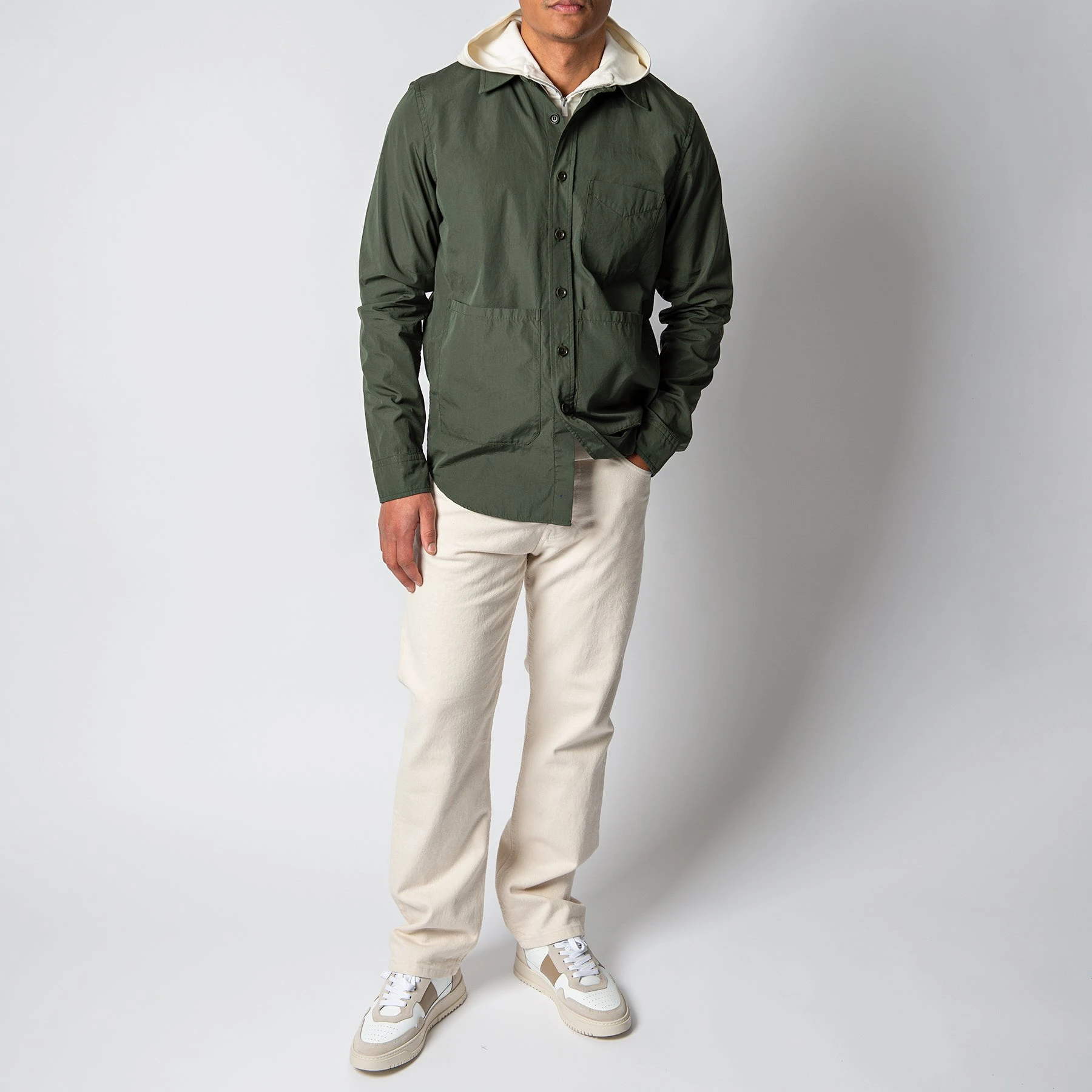 ASPESI CAMICIA UT OVERSHIRT GREEN 8 ASPESI CAMICIA UT OVERSHIRT GREEN - Bild 6