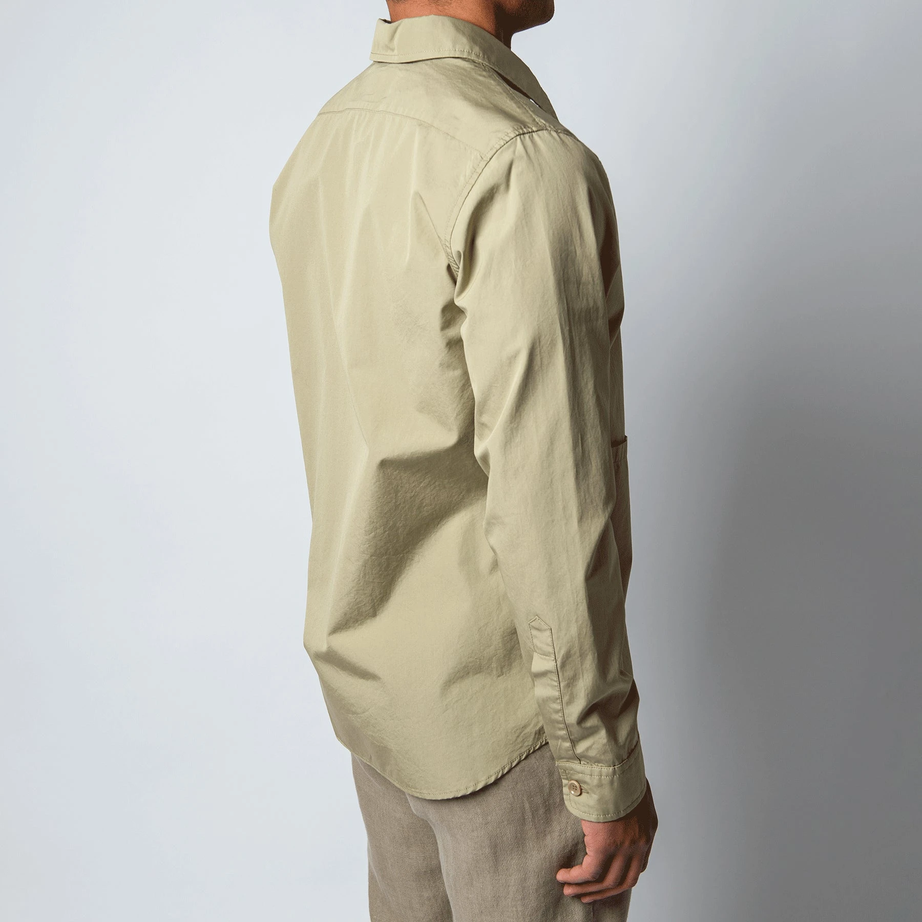 ASPESI CAMICIA UT OVERSHIRT SAND 6 ASPESI CAMICIA UT OVERSHIRT SAND - Bild 4