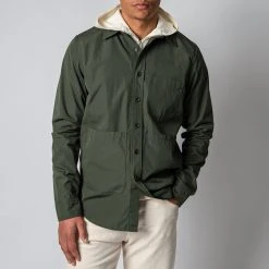 ASPESI CAMICIA UT OVERSHIRT GREEN