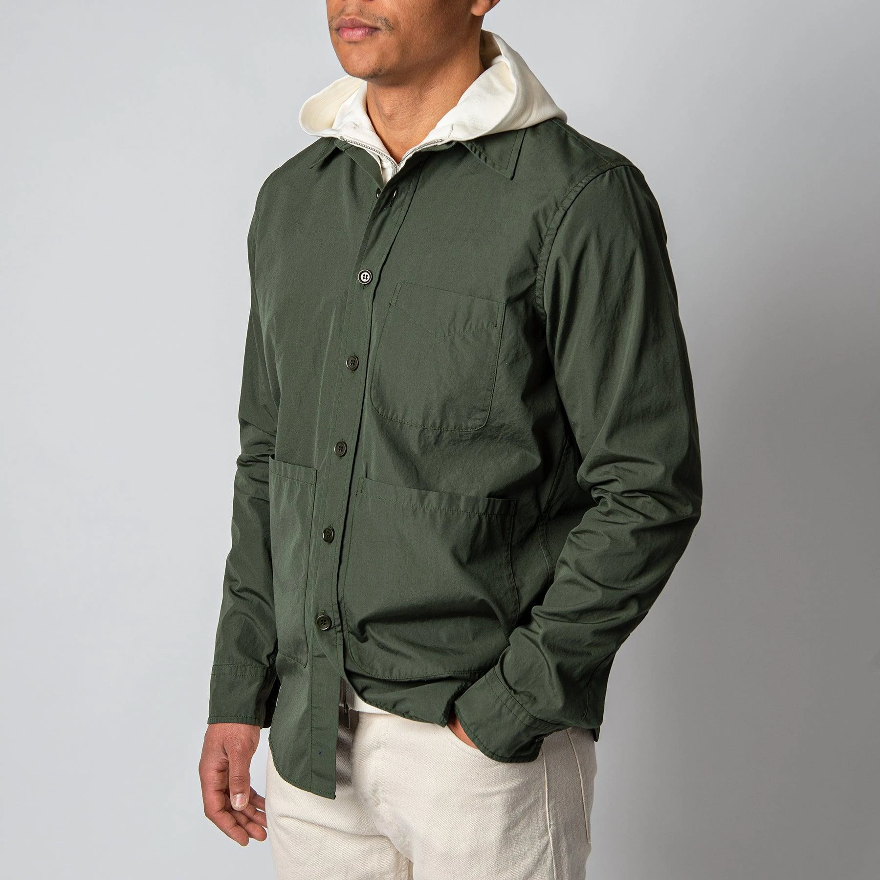 ASPESI CAMICIA UT OVERSHIRT GREEN 4 ASPESI CAMICIA UT OVERSHIRT GREEN - Bild 2