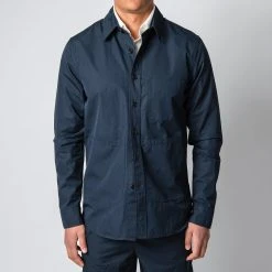 ASPESI CAMICIA UT OVERSHIRT NAVY
