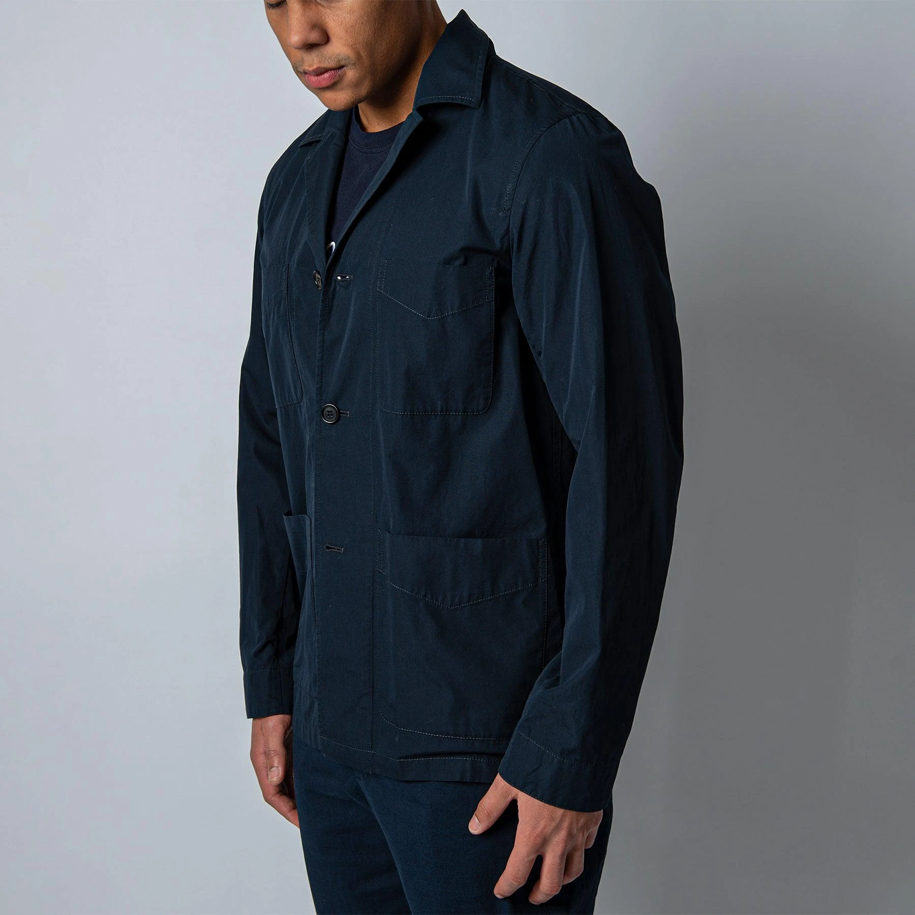 ASPESI FANDANGO HYBRID JACKET NAVY 5 ASPESI FANDANGO HYBRID JACKET NAVY - Bild 3