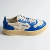 AUTRY LOW WOMAN LEATHER AND CANVAS SNEAKER WHITE/BLUE -jupiter shop AUTRYSKOR 5 2232f3d1 eb5b 4e34 b0af 99e37cfd374a