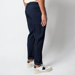 Barena BATIVOGA WOOL BLEND STRUCTURE TROUSER NAVY -jupiter shop BARENABYXA 6 9de27867 9f8a 465f ae05 80020f410e42