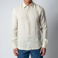 Barena PAVAN´S LINEN SHIRT TOFU