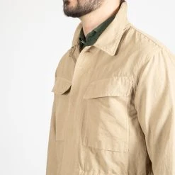 ASPESI BASTOGNE COTTON LINEN FIELD JACKET BEIGE -jupiter shop BASTOGNE COTTON LINEN FIELD JACKET BEIGE JACKA ASPESI Jupiter Kungsgatan Norrlandsgatan Stockholm 3