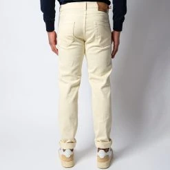 Lardini JIMMY DENIM DYED TROUSER YELLOW 12 Lardini JIMMY DENIM DYED TROUSER YELLOW -jupiter shop BYXALARDINI 5