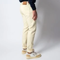 Lardini JIMMY DENIM DYED TROUSER YELLOW 11 Lardini JIMMY DENIM DYED TROUSER YELLOW -jupiter shop BYXALARDINI 6