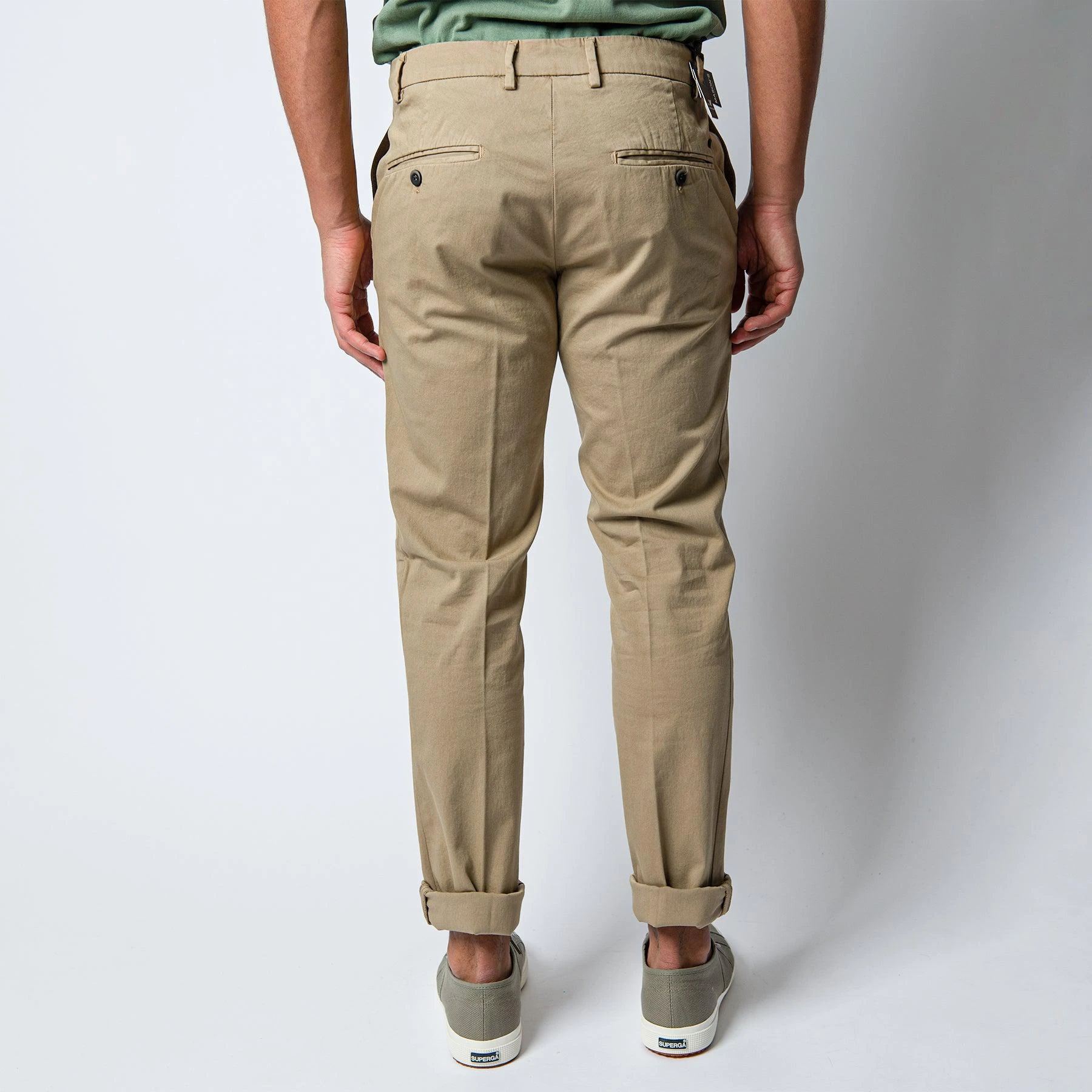 MASON'S MILANO COTTON ELASTAN TROUSERS TOBACCO 8 MASON'S MILANO COTTON ELASTAN TROUSERS TOBACCO - Bild 6