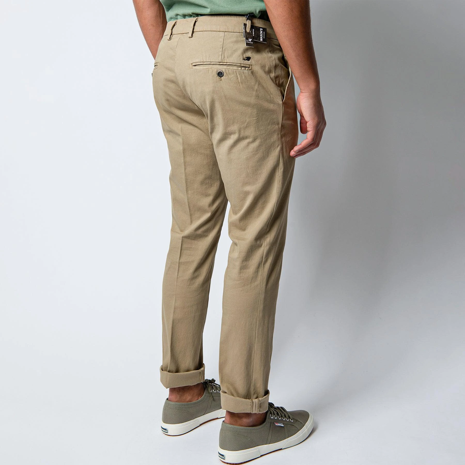 MASON'S MILANO COTTON ELASTAN TROUSERS TOBACCO 7 MASON'S MILANO COTTON ELASTAN TROUSERS TOBACCO - Bild 5