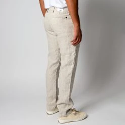 NN07 KARL LINEN TROUSERS OAT -jupiter shop BYXANN07 1 90350106 fef1 4297 8d75 572c12bf3bd8