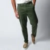 Oscar Jacobson DENZ COTTON STRETCH TROUSERS GREEN CERVO -jupiter shop BYXAOSCARJACOBSON 2 9db0ddd6 9e5d 49cf bf03 b679b0248bc5