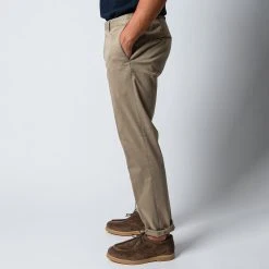 Oscar Jacobson DENZ COTTON STRETCH TROUSERS ROUGH BEIGE -jupiter shop BYXAOSCARJACOBSON 4