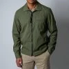 C.P. Company LONG SLEEVE HYBRID SHIRT BRONZE GREEN -jupiter shop C.P.COMPANYOVERSHIRT 2