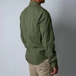 C.P. Company LONG SLEEVE HYBRID SHIRT BRONZE GREEN -jupiter shop C.P.COMPANYOVERSHIRT 6