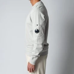 C.P. Company CREWNECK COTTON SWEATER FLINT GREY -jupiter shop C.P.COMPANYTROJA 4 487f9798 05d1 4e62 b768 80ae45cb5dab