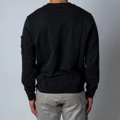 C.P. Company CREWNECK COTTON SWEATER BLACK -jupiter shop C.P.COMPANYTROJA 5
