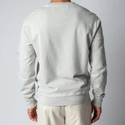 C.P. Company CREWNECK COTTON SWEATER FLINT GREY -jupiter shop C.P.COMPANYTROJA 5 d717331b 8bf0 4a40 bc49 72210f3dcb5c