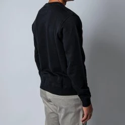 C.P. Company CREWNECK COTTON SWEATER BLACK -jupiter shop C.P.COMPANYTROJA 6